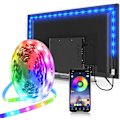 Pikkukuva 1 / 5: 5M LED-valonauha, Bluetooth-tunnelma TV LED-valonauha, itseliimautuva LED-valonauha w