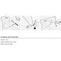 Miniatyrbilde 4 av 4: 1,2 m bærbar kombinasjonslås, bærbar kabellås, 4-sifret passord