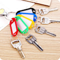 Miniatyrbilde 3 av 5: 20 Skrivelige Nøkkelringer Porte Clef Fargemerkeholder Manuskripter Identifikasjonsmerker 5 Farger Nøkkelringer T