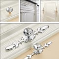Miniatyrbillede 2 af 5: Krystal Skuffe Kommode Knapper Træk Håndtag, 10 stk 4,7\" Diamant Skabsknapper, Bling Skabstræk, Gla H