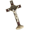 Pikkukuva 5 / 5: Pronssiristi Ristipatsas Jeesus Kristus Ristillä Autoon, Kotiin, Kapppeliin