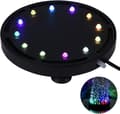 12 Multicolor RGB LED Akvarium Vattenbubblor Ljus Natt Hav