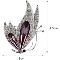 Miniatyrbilde 3 av 5: Brosje, Rhinestone-brosje for kvinner, sommerfugl, ballerina-brosje