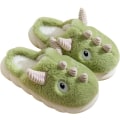 Pikkukuva 1 / 5: 38/39 EU Dinosaurus Tofflor Dam Tofflor i Plysch Djurtofflor