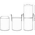 Miniatyrbillede 4 af 5: (Sort) Makeup børsteholder Læder Rejse Bærbar børste Opbevaringsboks
