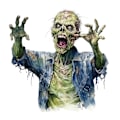 Pikkukuva 1 / 5: 2024 Halloweenin uudet zombihaamu-seinätarrat O