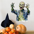 Pikkukuva 4 / 5: 2024 Halloweenin uudet zombihaamu-seinätarrat O
