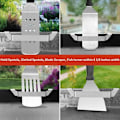Miniatyrbillede 2 af 5: 2 stk. Rustfrit Stål Grillpande Spatelholder, Bbq Værktøj Hold Stativ Til Blackstone C 150*25*1mm K