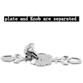 Miniatyrbillede 5 af 5: Krystal Skuffe Kommode Knapper Træk Håndtag, 10 stk 4,7\" Diamant Skabsknapper, Bling Skabstræk, Gla H