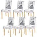 Miniatyrbilde 2 av 5: 1 stk Spisebordstoltrekk Stretch Stoltrekk Avtakbart Vaskbart Elastisk for Universal Passform