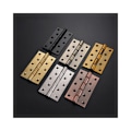 Miniatyrbillede 3 af 4: (Mat sort + børstet guld) 3mm tyk 4×3 flad åbning, 1 par o