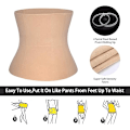 Miniatyrbillede 2 af 5: (66,6-76,6 cm) Taljetræner til kvinder Sømløst post-partum genopretningsbælte Shapewear Mavekontrol Vej