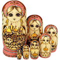 Miniatyrbild 1 av 5: Nesting Dolls, 7 stycken, Matryoshka Ryska Dockor Serie 7 Stycken Målade Träddockor? Handgjorda, Presenter, Leksaker K