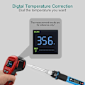 Miniatyrbild 2 av 5: Synlig elektrisk lödkolv 100W Lödkolv Kit Justerbar temperatur 180℃~500℃ med PÅ/AV-omkopplare