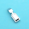 Miniatyrbillede 2 af 5: Usynlig Lynlåsfod Enkeltsidet Lille Universal Clip-on Lynlåsfødder Tilbehør Symaskine