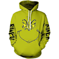 Miniatyrbillede 3 af 3: Unisex Juletrøje Novetly Sweatshirt Halloween Trøje Med Lomme E 4XL