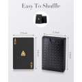Miniatyrbilde 5 av 5: Poker kortspill - Vanntett plast Diamond Black Novelty Card