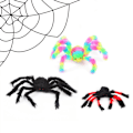 Miniatyrbillede 2 af 5: 3-delt Realistisk Edderkop 50 cm Lang - Simuleringsdyremodel Scare Toy - Stor Fleksibel Elasticitet - Stressaflastning F