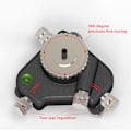 Miniatyrbillede 4 af 5: Laser Niveau Stativ Adapter - 360° Justerbar Drejelig Base