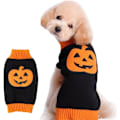 Miniatyrbillede 2 af 5: Græskar hundetrøje Halloween kæledyrstrøjer kat og hvalp feriefest Halloween jul kæledyrssved