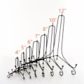 Miniatyrbilde 5 av 5: Sett med 2 svarte dekorative displaystativer med staffeli, 6 tommer, for bilder, bilderammer, oppskrifter, dekorative bo 15cm