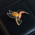 Miniatyrbild 5 av 5: Kristall Fancy Brosch Smycken för Kvinnor Kläder Broscher Accessoarer (Retro Fågel)