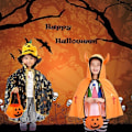 Miniatyrbilde 4 av 5: 8 stk Halloween godteposer, gresskarpose, Trick Or Treat-pose, oppbevaringspose for barn, perfekt for godterijakt
