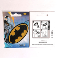 Miniatyrbilde 3 av 5: Lapp - Batman 'Logo' - gul - 5,5 x 9,5 cm - brodert strykejern-på-lapp V