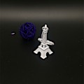 Miniatyrbillede 5 af 5: Eiffeltårns nøglering - Souvenir fra Paris Frankrig - Sæt af 10 (Assorterede farver) F