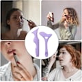 Miniatyrbillede 5 af 5: 2 stk. Eyeliner-skabeloner, silikone-vinget eyeliner-værktøjshjælper til begyndere Eyeliner-skabelon