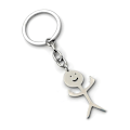 Miniatyrbillede 1 af 5: Sjov Smiley Face Figur Keychain med Tegnsprog - Finger Stickman - Sød Trendy Taske/Bilnøglevedhæng - Pargave Y