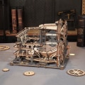 Miniatyrbillede 5 af 5: Marmorløb 3D Træpuslespil Mekanisk Træmodel til Børn, T