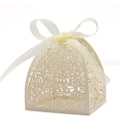 Miniatyrbilde 1 av 5: 100-delt laserkuttet rosegodteriboks, gaveeske 2,5\" x 2,5\" x 3,1\"/6,5 x 6,5 x 8 cm