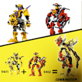 Miniatyrbild 4 av 4: Starfighter Soldat Bionicle Hero Factory Robot Figur Byggsten Modell Leksak (9402