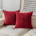 Miniatyrbilde 1 av 5: Julepynt Dekorativ Cordfløyel Putetrekk Kvadratisk Sofa Puter Supermyk Moderne Hjem Putetrekk for Stue