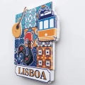 Miniatyrbild 3 av 5: 3D Lissabon Portugal Kylskåpsmagnet Turist Souvenir Handgjord Resi