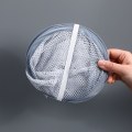Miniatyrbilde 5 av 5: Hvit Hengevaskkurv Sammenleggbar Mesh Kurv Plast Hamp Y