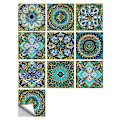 Miniatyrbild 2 av 5: 20 ark (15 x 15 cm) Mandala väggdekaler - PVC - Vattentät（stil 1）