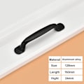 Miniatyrbillede 2 af 5: 10 stk. Køkken Skabsdørsgreb Skab Skuffe Soveværelse Møbel Træk Centerafstand 128MM, Aluminium B