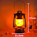 Pikkukuva 1 / 5: 2 kpl Vintage Garden Lantern, ulkovalaistus LED-lyhty Flame light infinite dimming