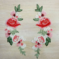 Miniatyrbilde 2 av 5: Applikasjon Sy-på Stryk-på Patch Blomst DIY Broderi Patch Blå Pa D