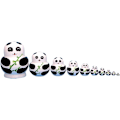 Miniatyrbild 3 av 5: Nesting Dolls, 10 stycken, Serie av ryska dockor Matryoshka Ryska dockor 10 stycken i målad trä? Hantverk H