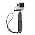 Miniatyrbild 1 av 5: 19\" Teleskopisk Monopod i Aluminium (Röd, Slumpmässig Repfärg) för GoPro Hero 10/9/8/7/6/5/4/3+/3/Hero(2018)/Fusion Cross C