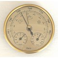 Miniatyrbild 4 av 4: Barometer, väderstation med barometer och hygrometertermometer, 3-i-1 väggmonterad