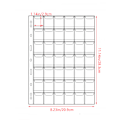 Miniatyrbilde 2 av 5: 6 ark med myntholder, plastlommealbum for mynter med 9 standard hull 42 rom for myntsamling