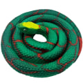 Pikkukuva 5 / 5: Simuloitu kumikobra, punainen python, 1 kpl, eläinlelu Halloweeniin tai huhtikuun 1. päivän kepposeen ja ansaan D