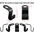 Miniatyrbillede 2 af 5: Tøjstangskrog, Sort 20-pack