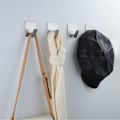 Miniatyrbild 5 av 5: Silvera Självhäftande Krokar - 4-pack Handduks-/Klädkrokar Väggkrokar Stick X