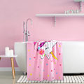 Miniatyrbillede 4 af 5: Unicorn Strandhåndklæde - 70 x 150 cm Polyester Campinghåndklæder til Piger Børn Hurtigtørrende Ultra Absorberende B