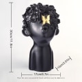 Miniatyrbillede 5 af 5: Dekorative harpiksstatuer Sort D